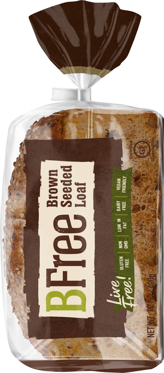 slide 4 of 5, BFree Gluten Free Brown Seeded Loaf Bread, 14.11 oz