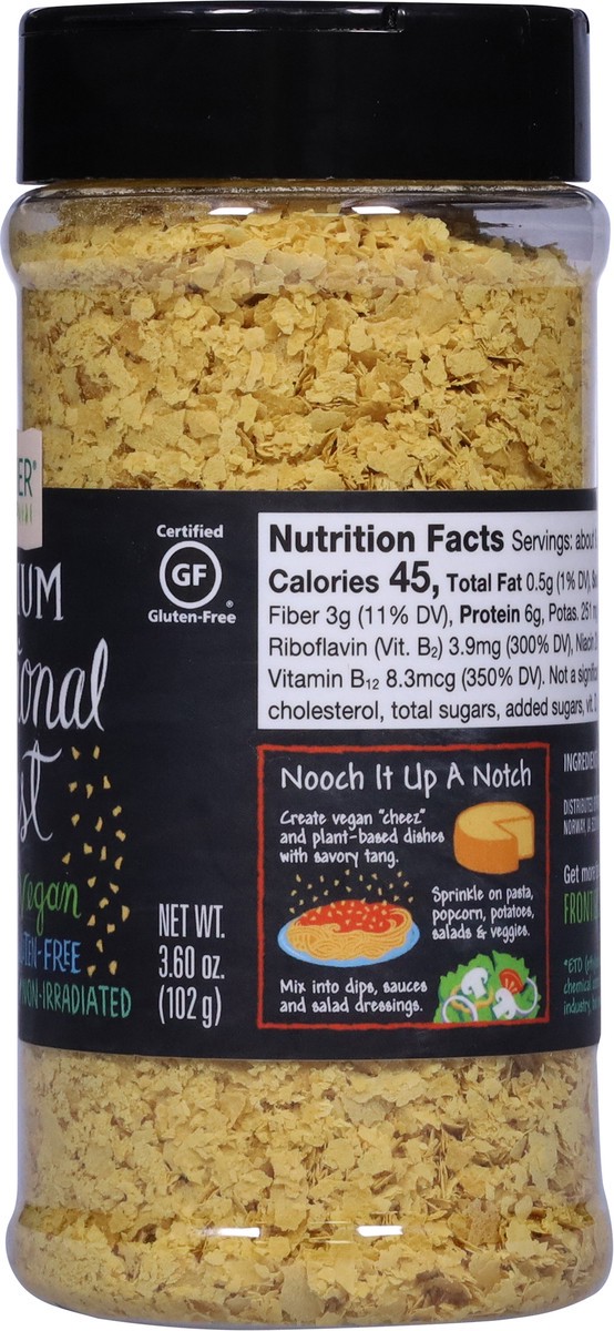 slide 6 of 12, Frontier Co-Op Premium Nutritional Yeast 3.60 oz, 1 ct