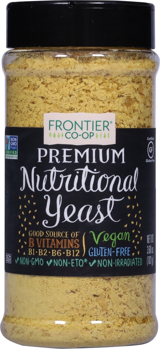 slide 8 of 12, Frontier Co-Op Premium Nutritional Yeast 3.60 oz, 1 ct