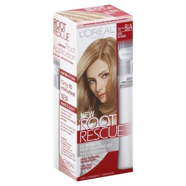 slide 1 of 1, L'Oréal Root Rescue Hair Color - Ash Blonde, 1 ct