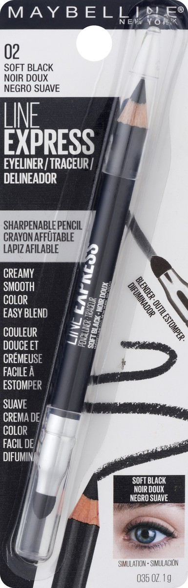 slide 6 of 9, Maybelline Eyeliner Define-a-Line Express Soft Black - 0.35oz, 0.035 oz