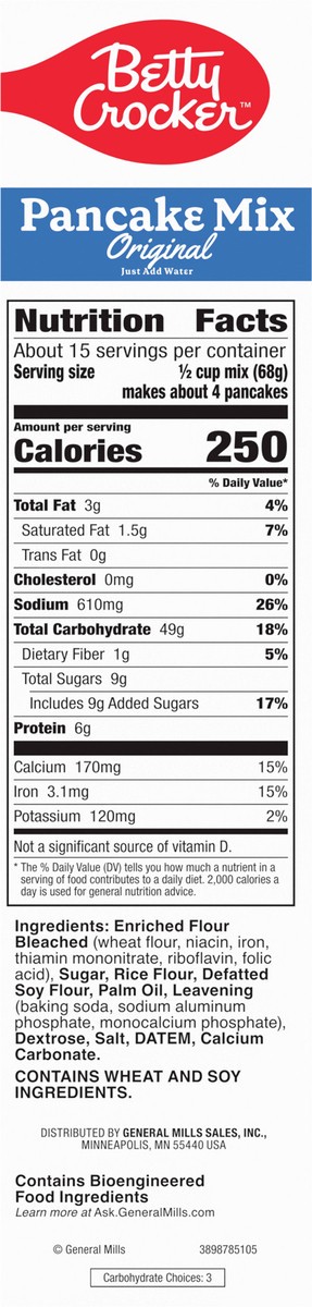 slide 5 of 9, Betty Crocker Original Complete Pancake Mix, Just Add Water, 37 oz., 37 oz