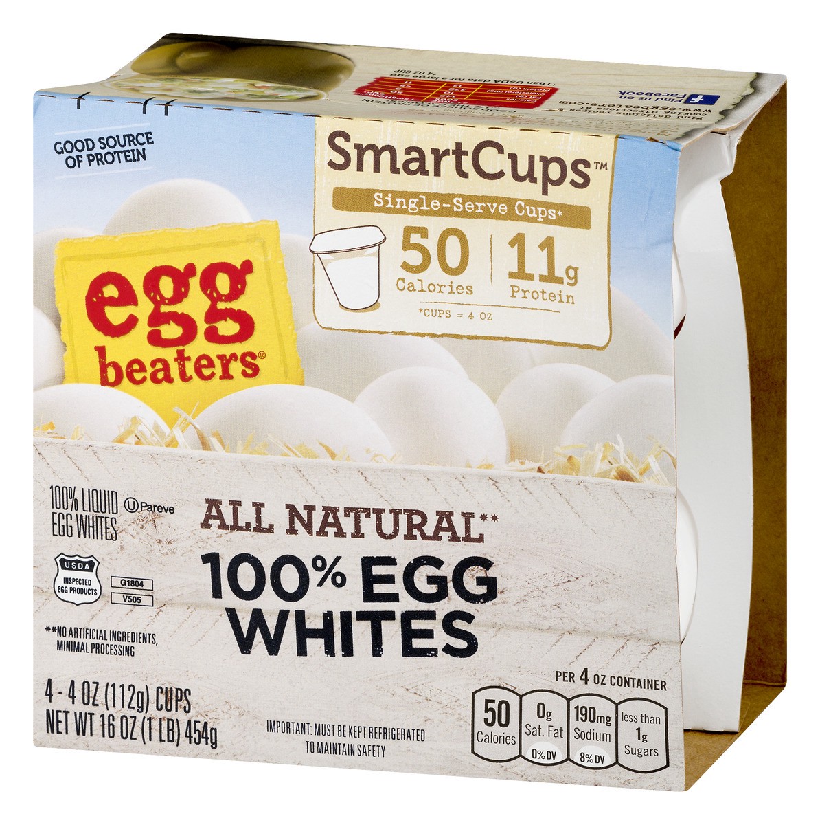 slide 4 of 9, Egg Beaters White Smart Cups, 4 ct; 4 oz