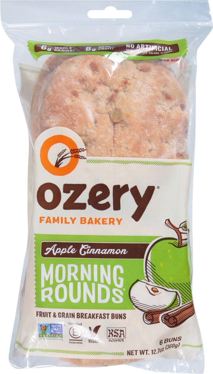slide 6 of 9, Ozery Bakery Morning Rounds Fruit & Grain Apple Cinnamon Breakfast Buns 6 6 ea,