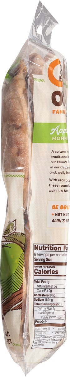 slide 8 of 9, Ozery Bakery Morning Rounds Fruit & Grain Apple Cinnamon Breakfast Buns 6 6 ea,