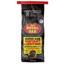 Royal Oak Instant Lighting Super Size Charcoal Briquets 10 lb
