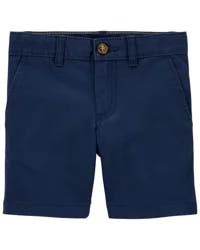 Carter's Carters Toddler Blue Flat-Front Shorts Blue 2T