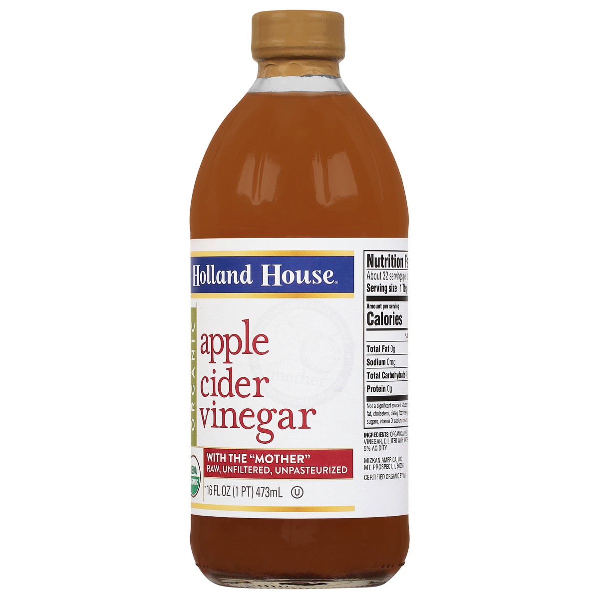 slide 8 of 11, Holland House Organic Apple Cider Vinegar 16 fl oz, 16 fl oz