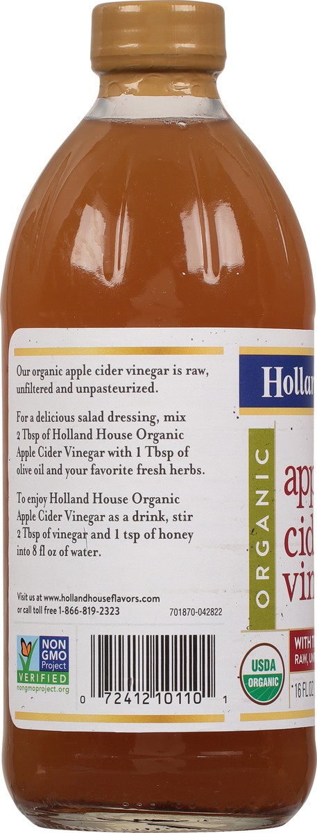 slide 4 of 11, Holland House Organic Apple Cider Vinegar 16 fl oz, 16 fl oz
