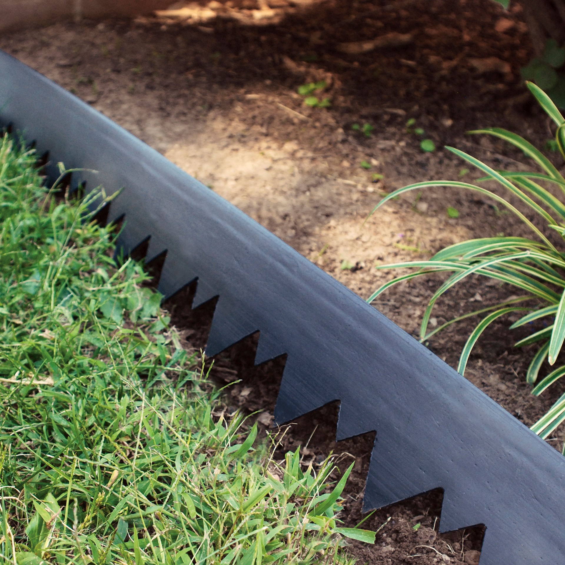 slide 2 of 6, Easy Flex Pound-In Landscape Edging - Black, 20 in