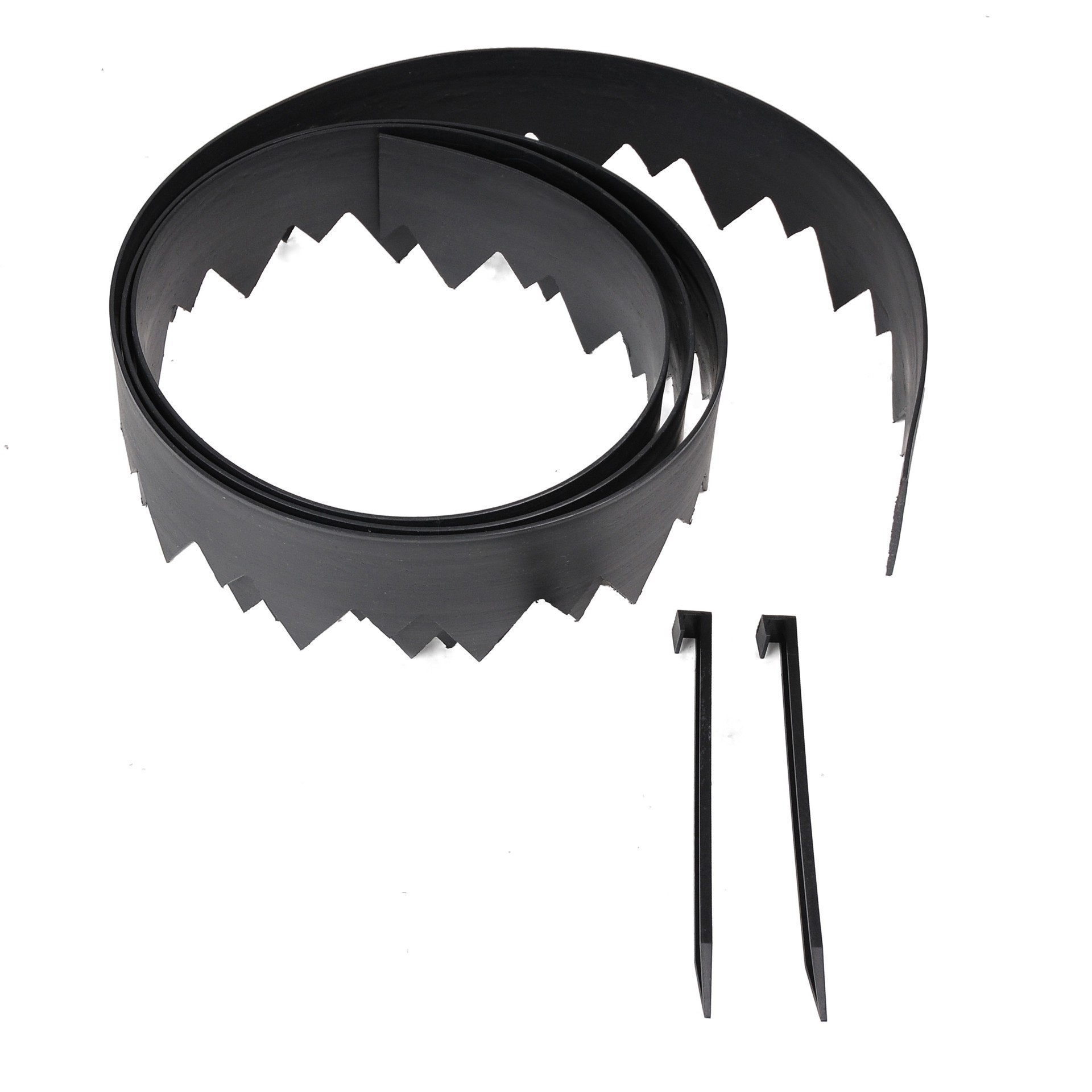 slide 1 of 6, Easy Flex Pound-In Landscape Edging - Black, 20 in