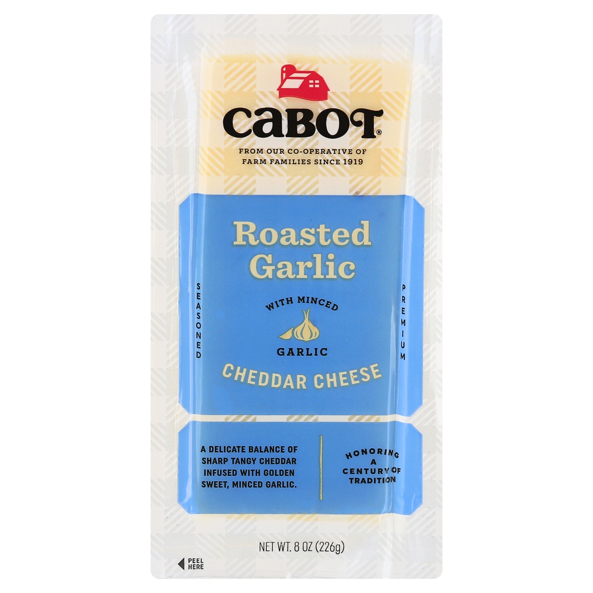 Cabot Cheddar Roasted Garlic Cheese 8 oz 8 oz Shipt
