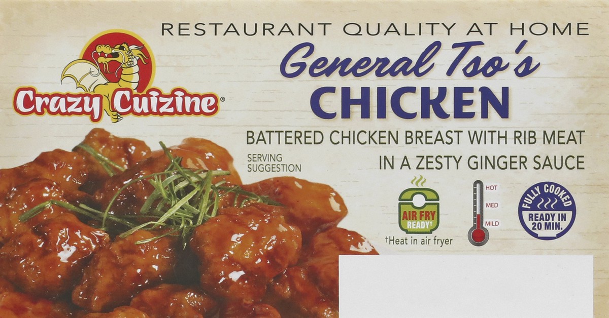 slide 4 of 9, Crzy C Crazy Czne Generl Tso Chicken, 20 oz