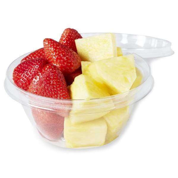 slide 1 of 1, Publix Small Pineapple Strawberry Cup, 1 ct