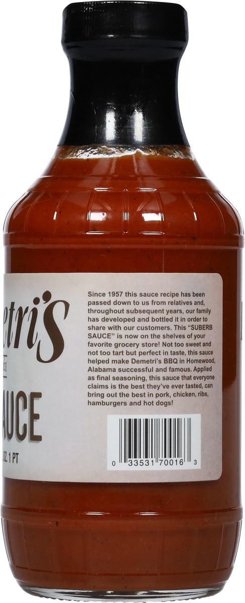 slide 5 of 14, Demetri's BBQ Sauce - 16 fl oz, 16 fl oz