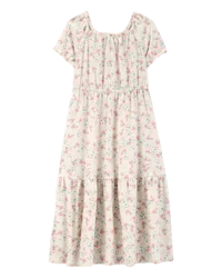 Oshkosh Kid Floral-Print Maxi Dress Floral 4