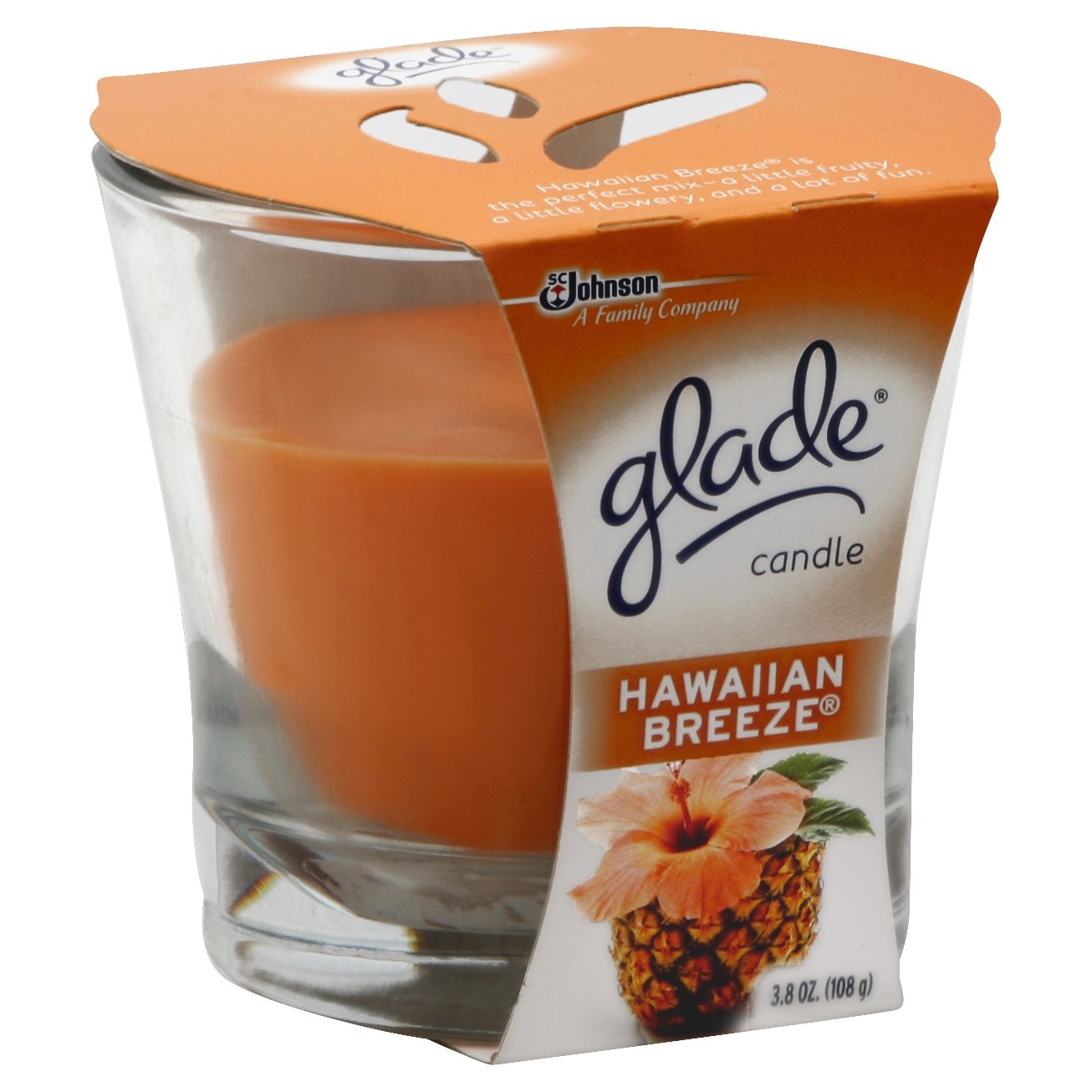 slide 1 of 5, Glade Hawaiian Breeze Candle, 1 ct