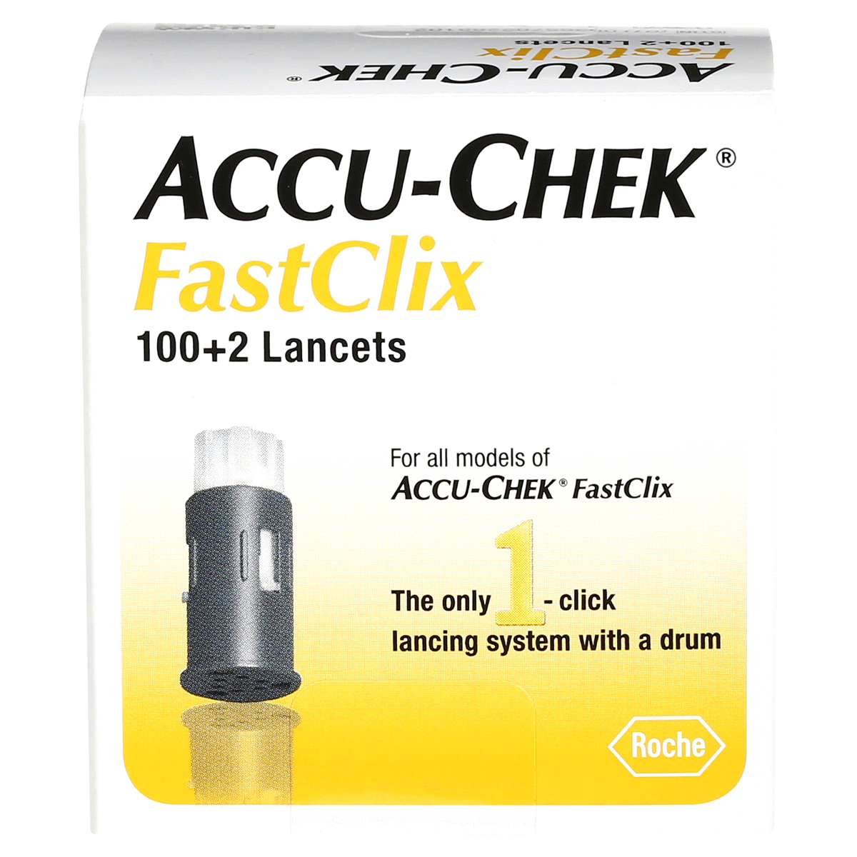 slide 1 of 1, Accu-Chek Fastclix Lancets, 102 ct