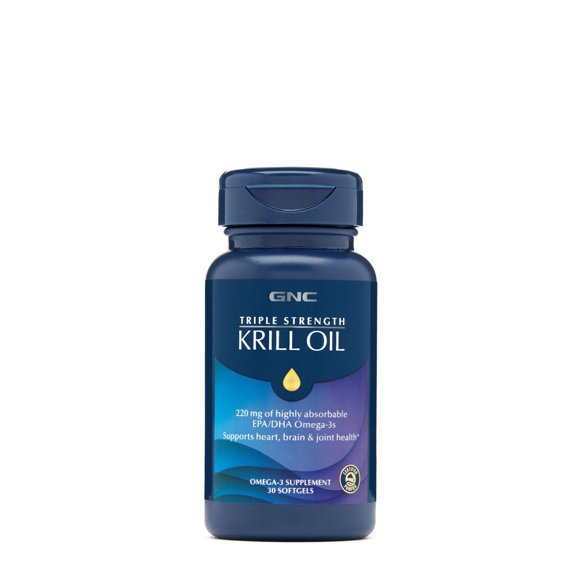 slide 1 of 6, GNC Krill Oil 30 ea, 30 ct