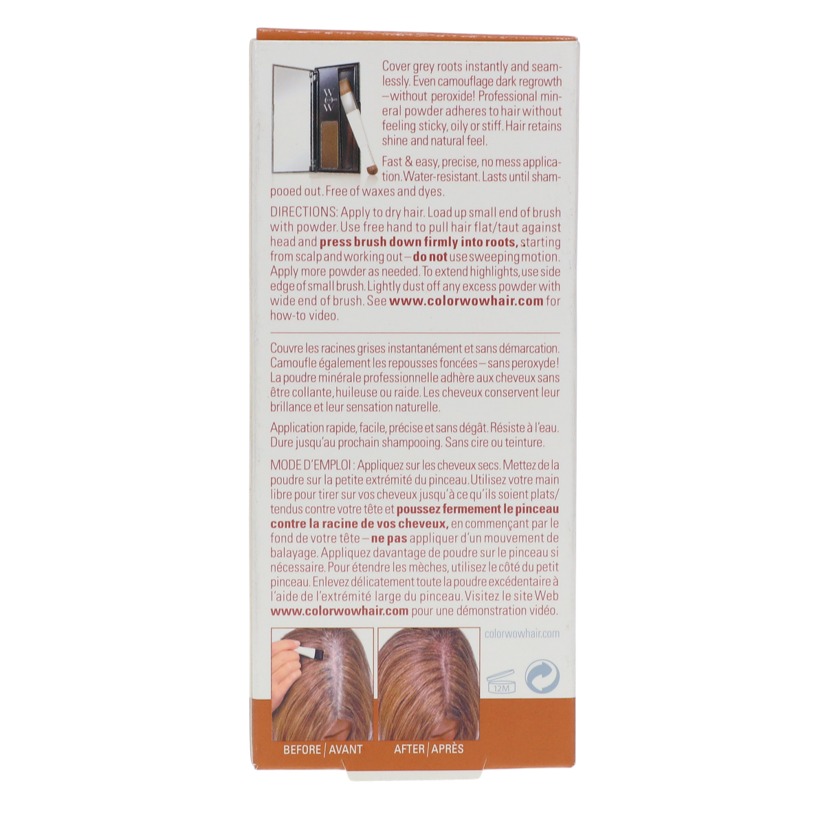 slide 3 of 4, Wow Root Cover Up Light Brown - .07 OZ, 0.07 oz