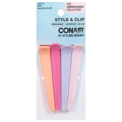 Conair 4pk Unbreakable Salon Clips