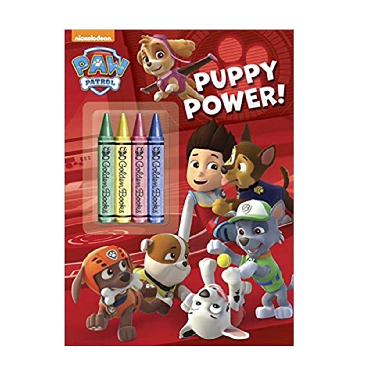 slide 1 of 1, PAW Patrol Puppy Power! Coloring Book with Crayons (Paperback) by Golden Book, 1 ct