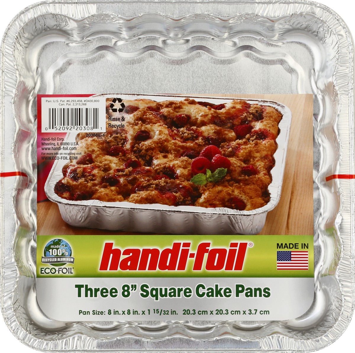slide 2 of 4, Handi Foil Cake Pans 3 ea, 3 ct