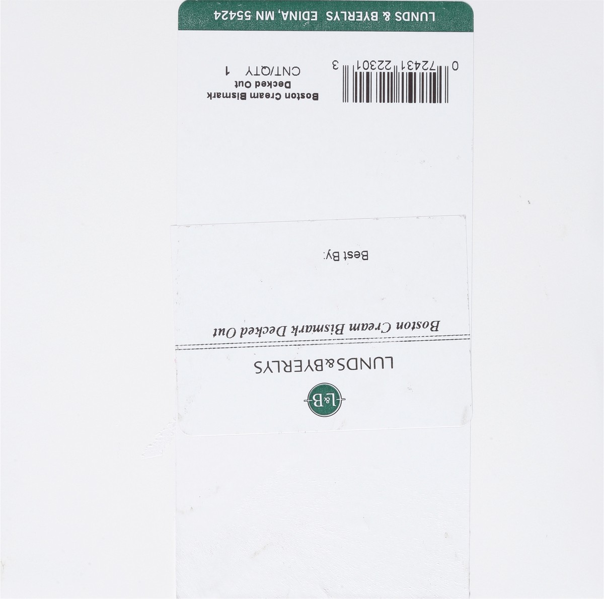 slide 5 of 11, Lunds & Byerlys Boston Cream Bismark Decked Out Donut 1 ea, 1 ct