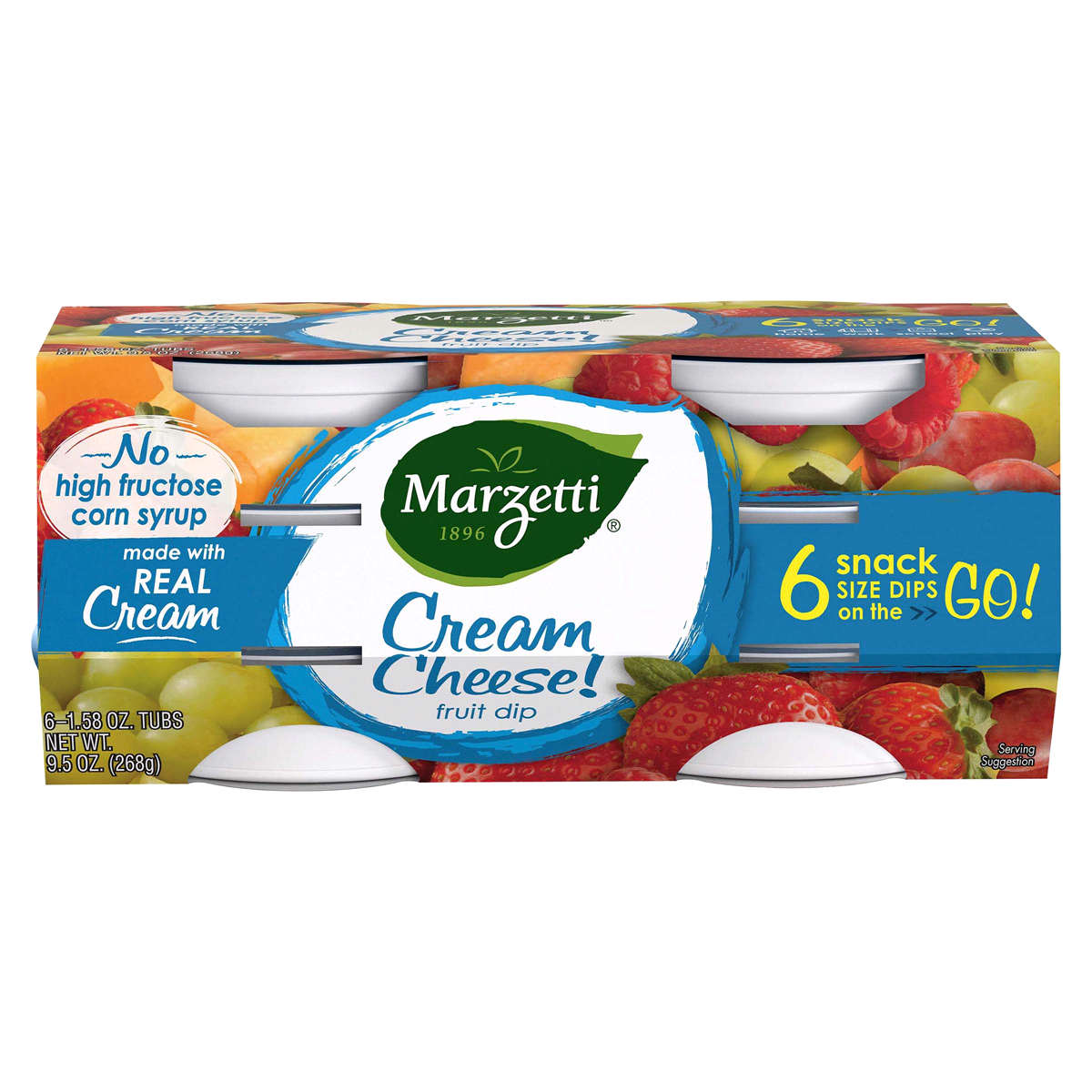 slide 1 of 8, Marzetti Cream Cheese Fruit Dip, 6 ct, 1.5 oz, 6 ct, 1.5 oz; 1.5 oz; 1.5 oz; 1.5 oz; 1.5 oz; 1.5 oz