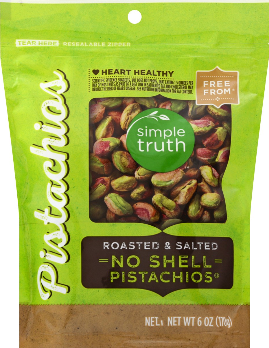 slide 1 of 9, Simple Truth Pistachios 6 oz, 6 oz