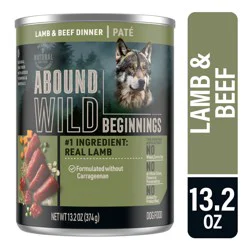 Abound Wild Beginnings High Protein Red Meat Beef & Lamb Wet Dog Food