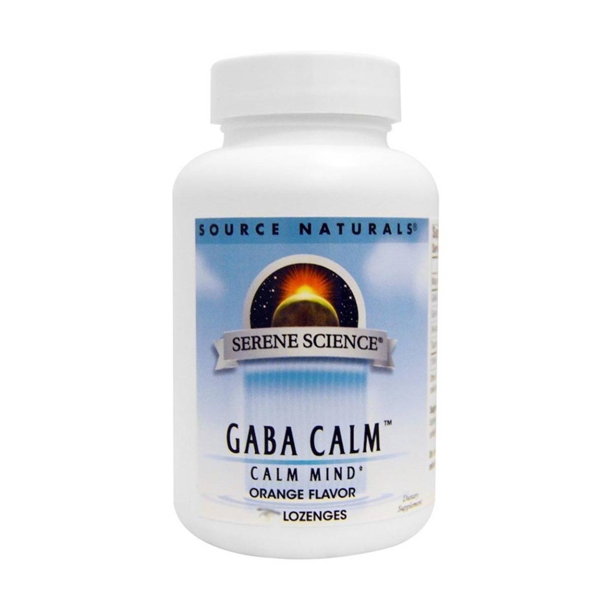 slide 1 of 1, Source Naturals Gaba Calm Orange Lozenges, 30 ct