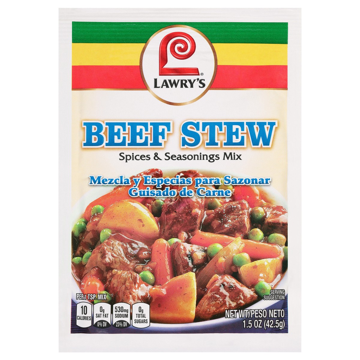 slide 1 of 9, Lawry's Beef Stew Seasoning Mix, 1.5 oz, 1.5 oz