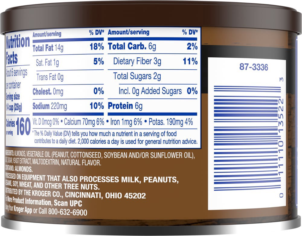 slide 2 of 4, Kroger Smokehouse Almonds, 6 oz