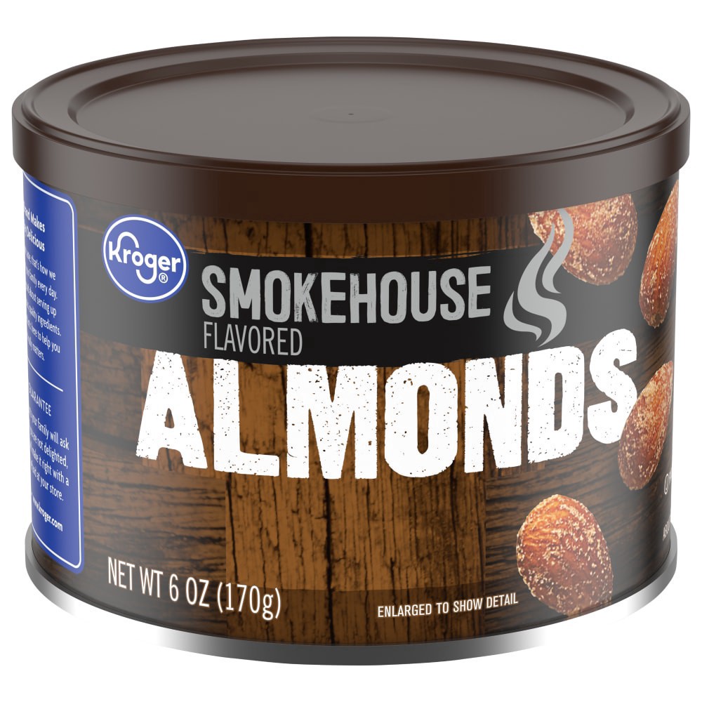 slide 1 of 4, Kroger Smokehouse Almonds, 6 oz