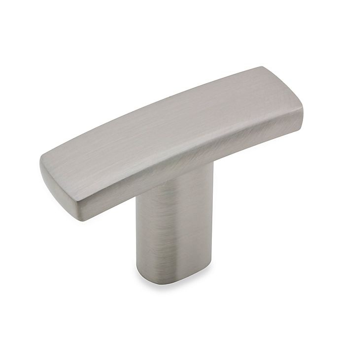 slide 1 of 1, Richelieu Subtle Metal Arch Knob - Brushed Nickel, 1 ct