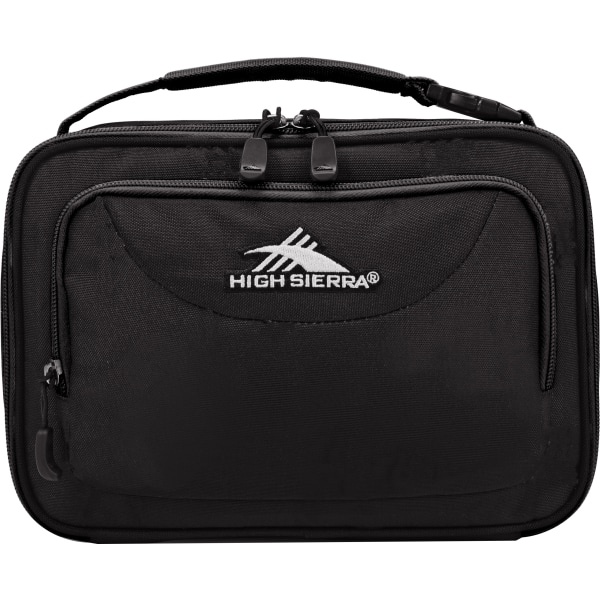 slide 1 of 1, High Sierra Single Compartment Lunch Case, Black, 1 ct