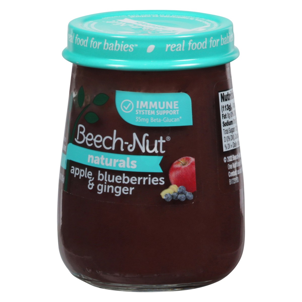 slide 2 of 9, Beech-Nut Naturals Apple, Blueberries & Ginger 4 oz, 4 oz