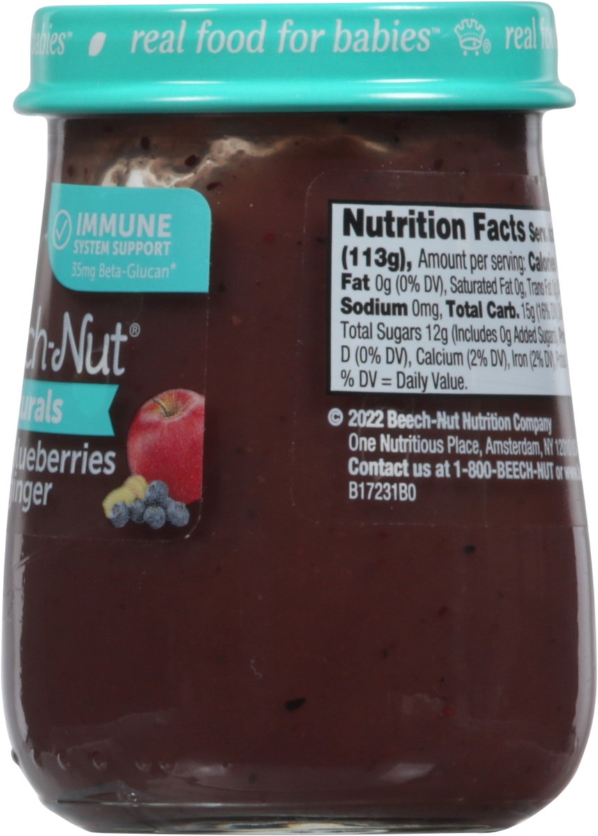 slide 6 of 9, Beech-Nut Naturals Apple, Blueberries & Ginger 4 oz, 4 oz