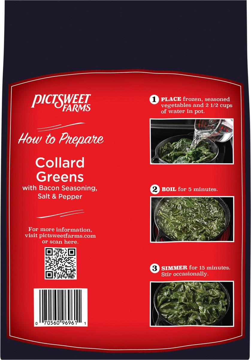 slide 3 of 7, PictSweet Seasoned Vegetables for Southern Cooking Collard Greens, 16 oz