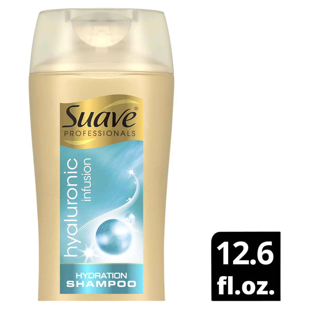 slide 1 of 1, Suave Professionals Moisturizing Shampoo Hyaluronic Acid, 12.6 oz