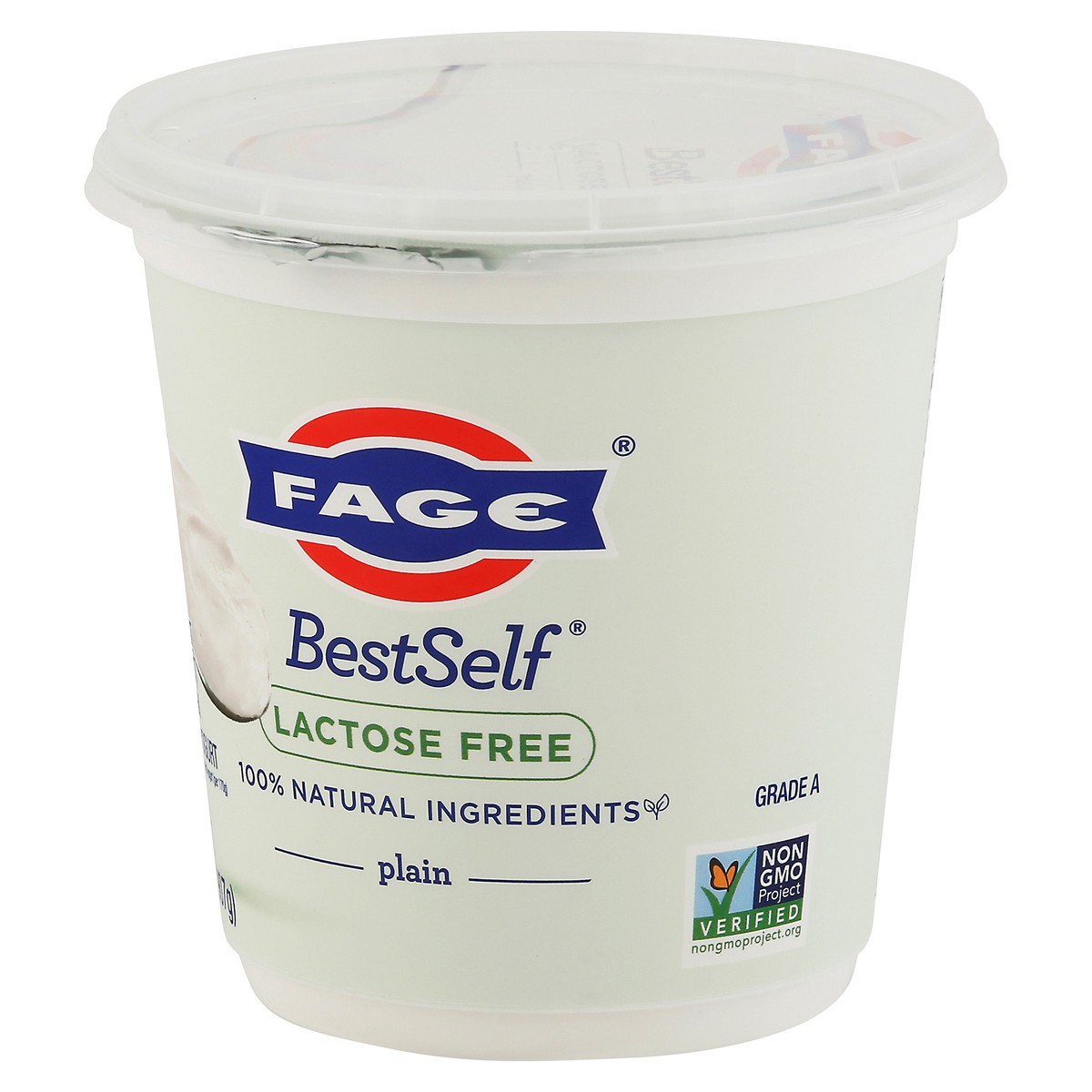 slide 3 of 9, Fage Plain Lactose Free Plain Yogurt, 32 oz