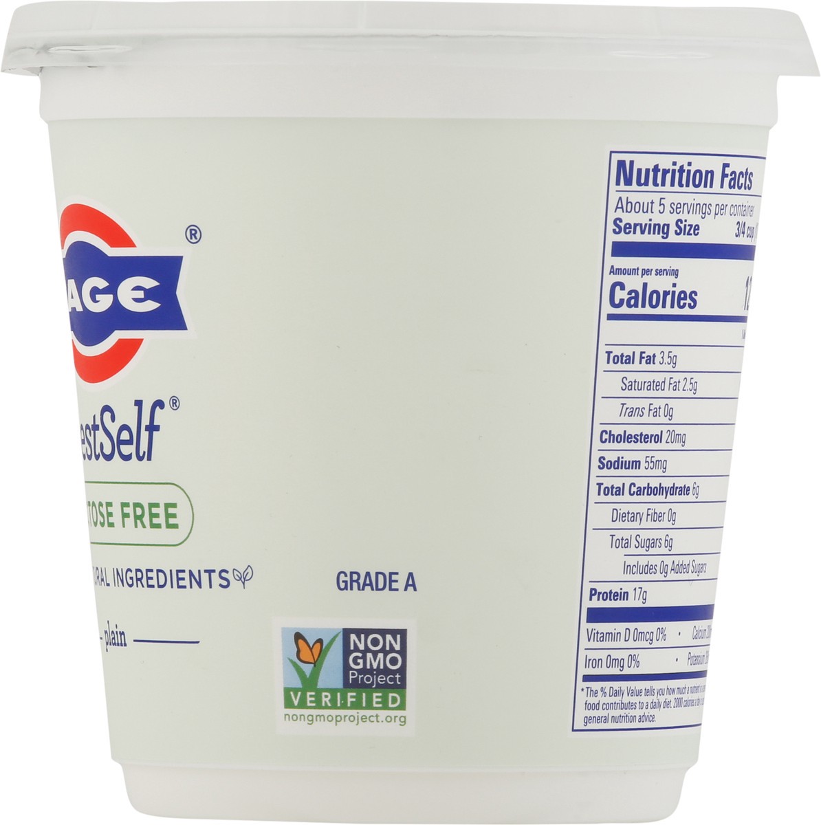 slide 8 of 9, Fage Plain Lactose Free Plain Yogurt, 32 oz