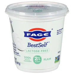 Fage Plain Lactose Free Plain Yogurt
