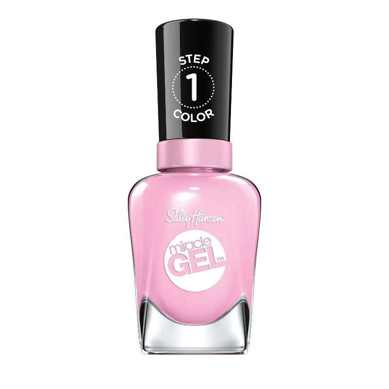 slide 1 of 5, Sally Hansen Miracle Gel, Smartease, Gel Nail Polish, Chip-Resistant Nail Polish, Lasts up to 8 Days, 0.5 fl oz, 0.5 fl oz