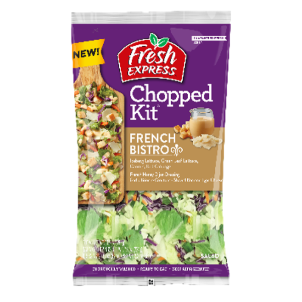 slide 1 of 1, Fresh Express French Bistro Chopped Salad Kit, 10.7 oz
