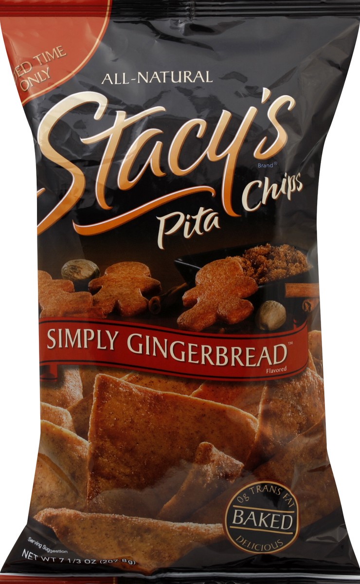 slide 4 of 6, Stacy's Simply Gingerbread Pita Chips, 7.33 oz