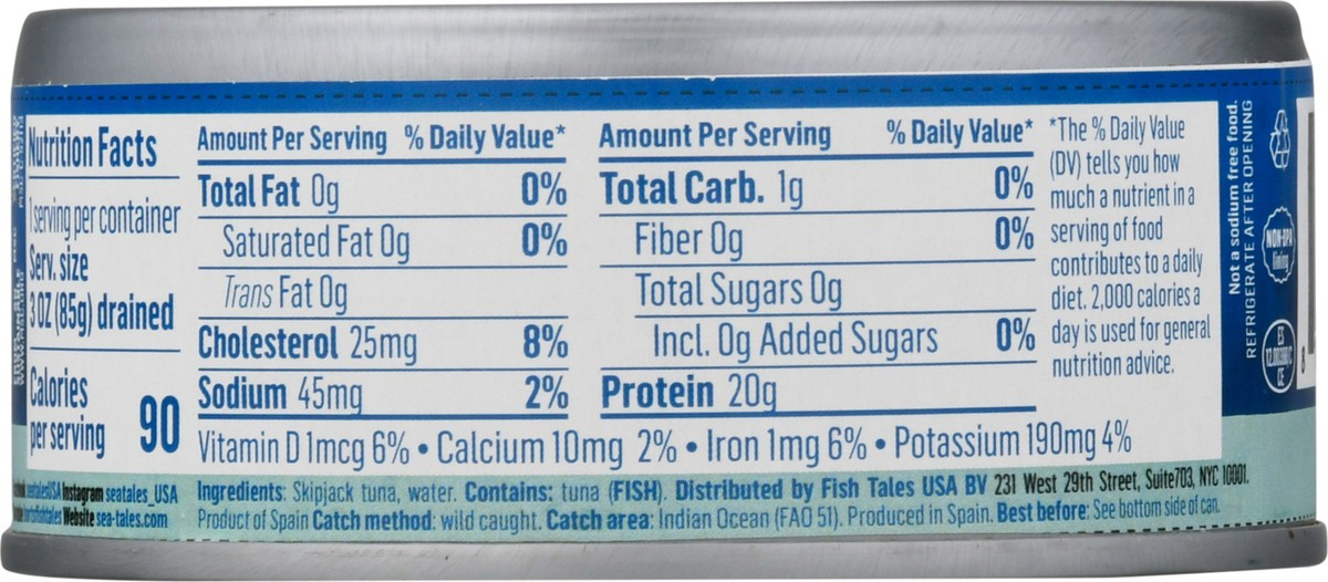 slide 8 of 13, Sea Tales Solid Light Skip Jack Tuna in Water 5 oz, 5 oz