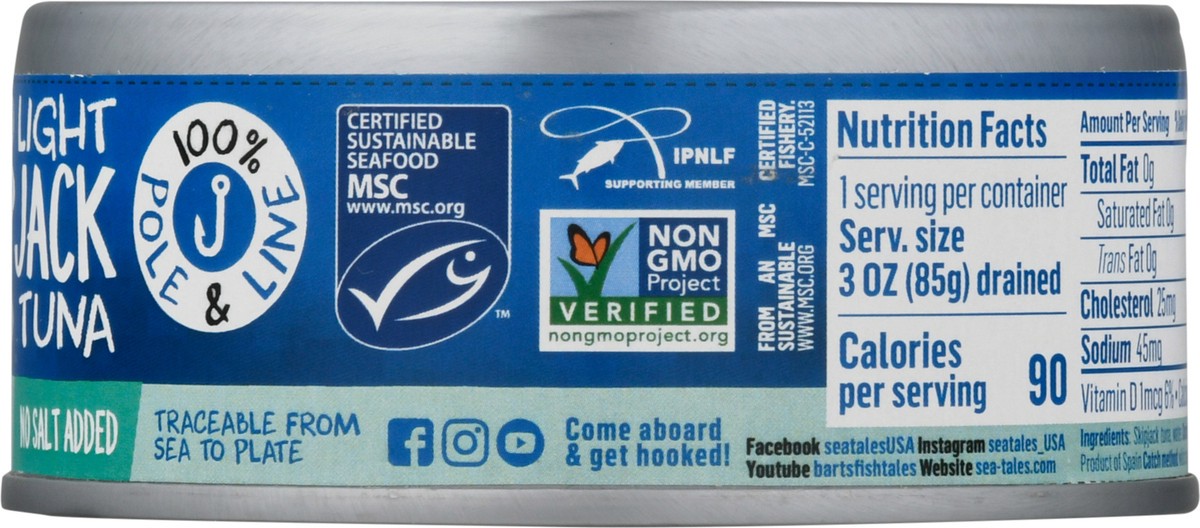 slide 3 of 13, Sea Tales Solid Light Skip Jack Tuna in Water 5 oz, 5 oz