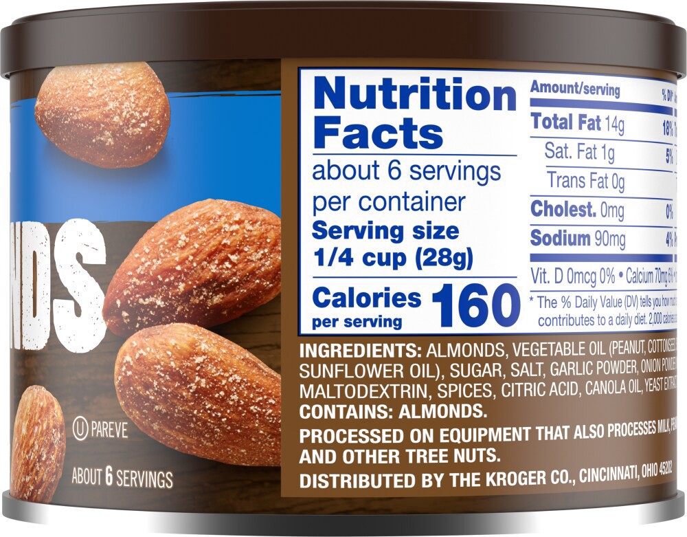 slide 2 of 3, Kroger Teriyaki Almonds, 6 oz